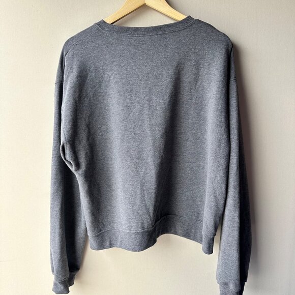 Disney Minnie Mouse Holiday Disneyland Grey Sweater Fan Adult Womens Size Large - Picture 7 of 10